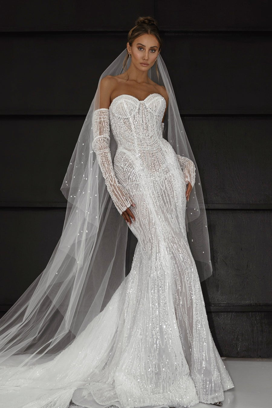 pallas couture mini dress And we're back The Pallas Couture PEYTON Mini on dream girl @alejandracata. #pallascouture #pallasbride #newyorkcity #newyork #nyctrunkshow #nycbride #weddingdress #weddinggown #bridalgown