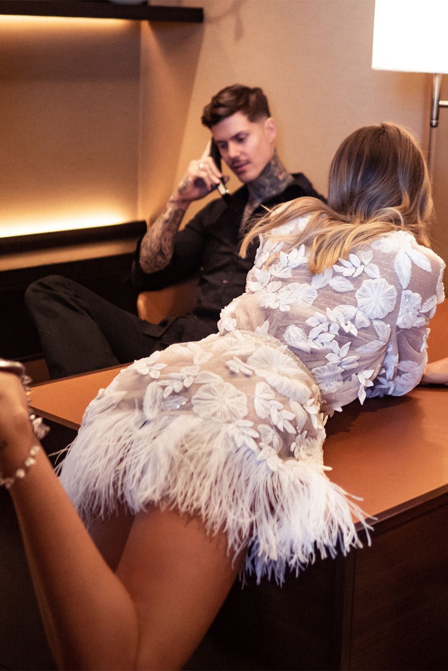 Rose De Plume Robe - Wedding Dress - Pallas Couture