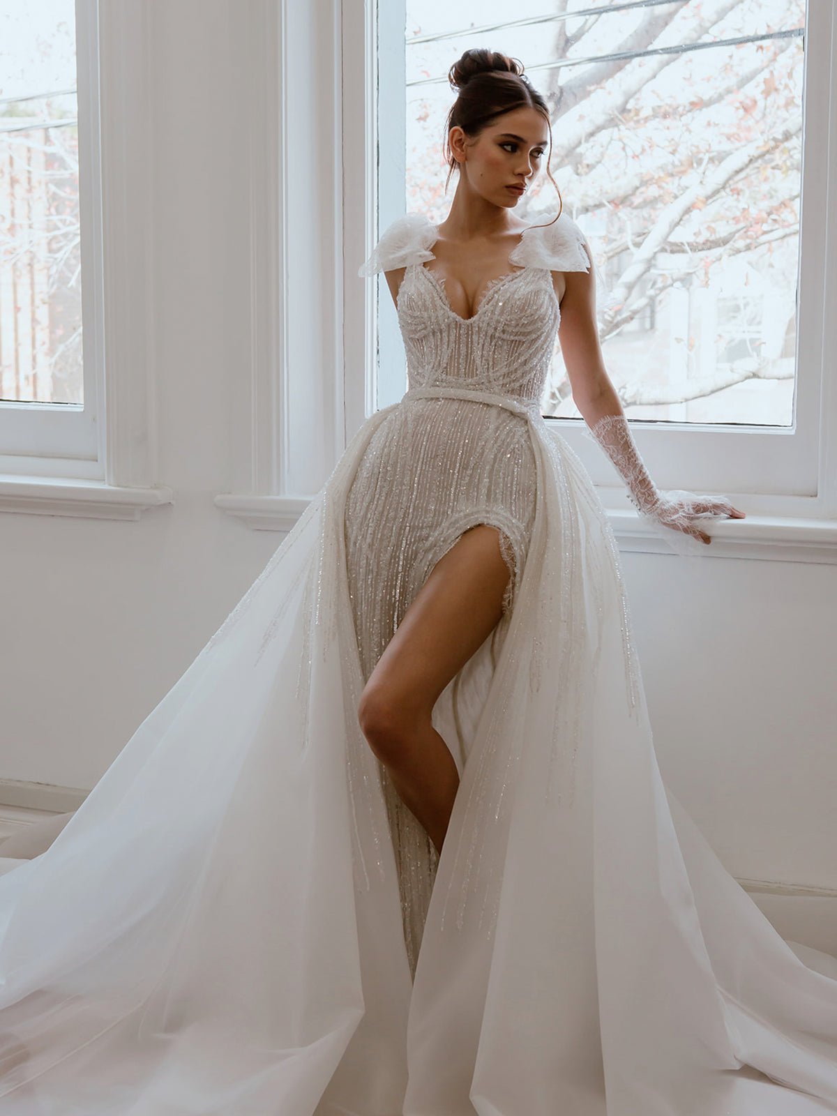 Viceré with Detachable Skirt - Wedding Dress - Pallas Couture