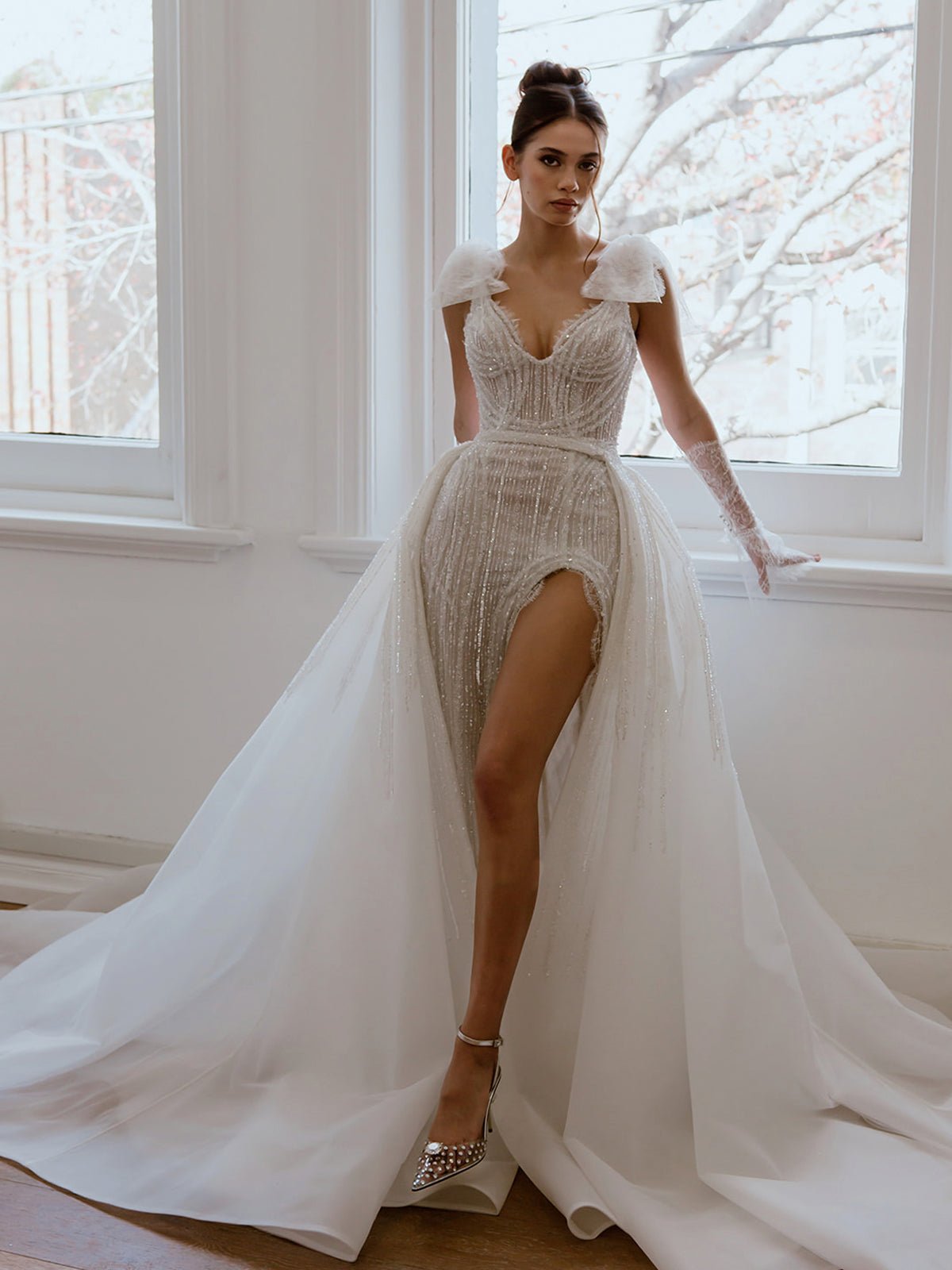 Viceré with Detachable Skirt - Wedding Dress - Pallas Couture