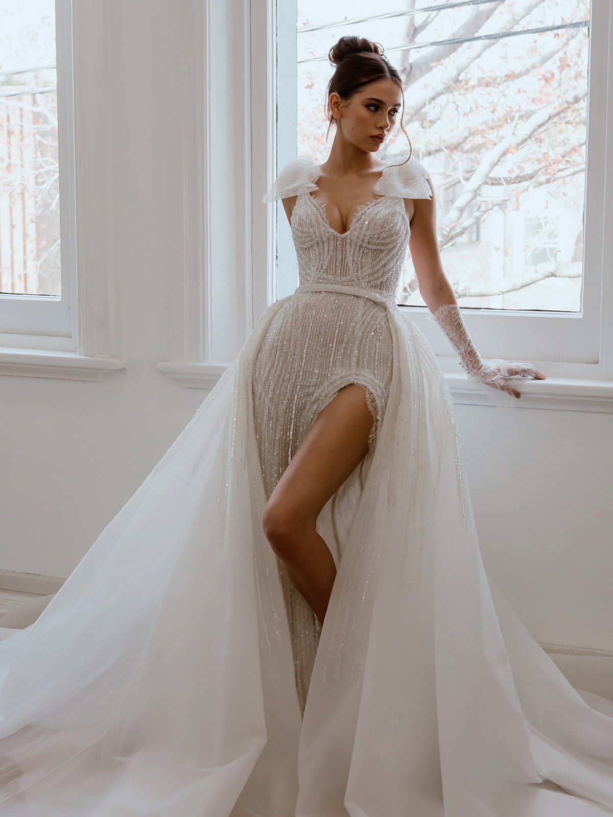 Viceré with Detachable Skirt - Wedding Dress - Pallas Couture