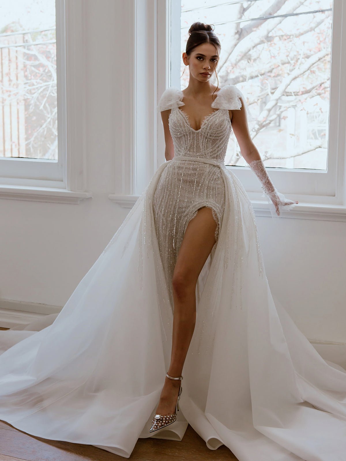Viceré with Detachable Skirt - Wedding Dress - Pallas Couture
